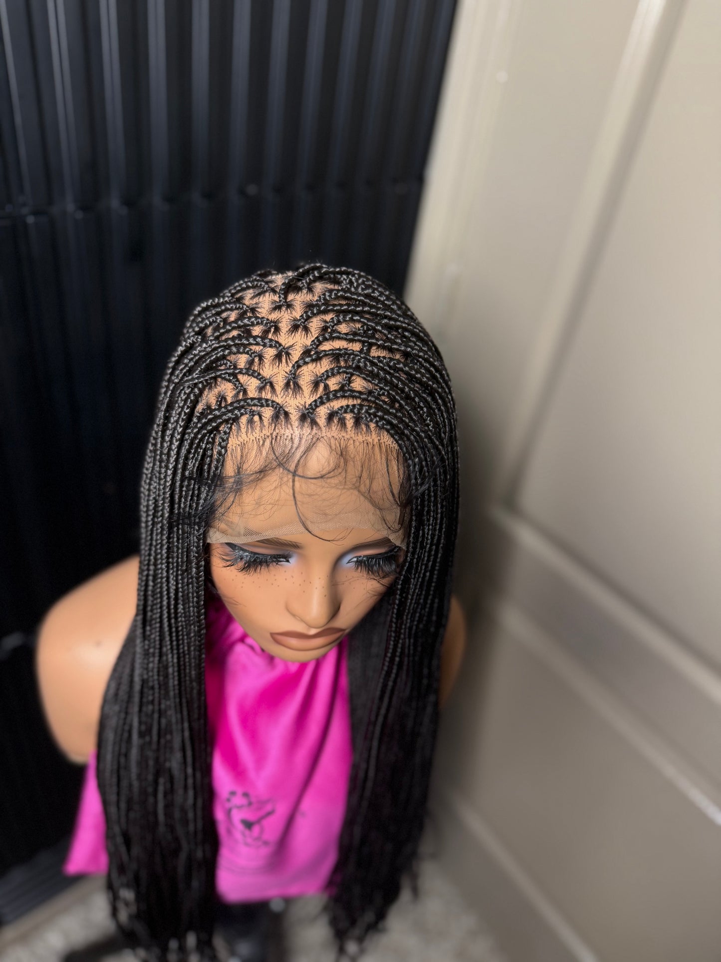 Full lace small knotless braids(full lace)