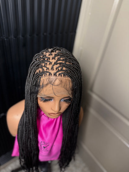 Full lace small knotless braids(full lace)
