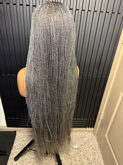 Full Lace Wig Micro twist braid