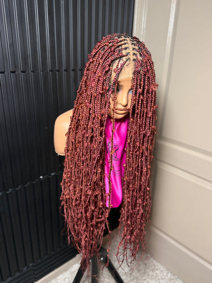 Knotless distress braids