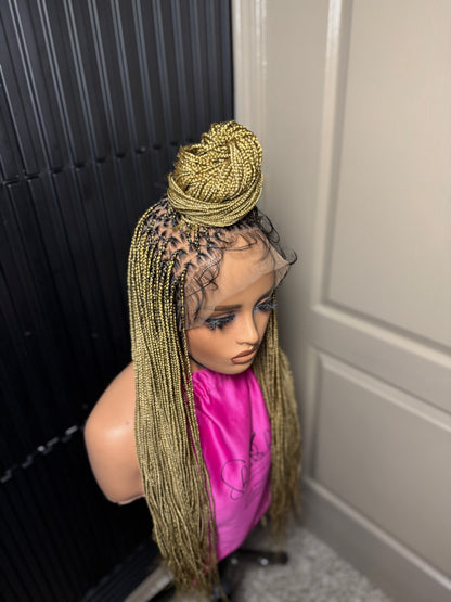 Full lace small knotless braids(full lace)
