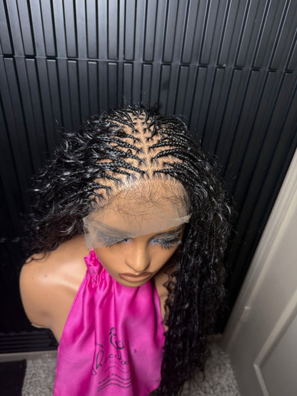 35inches synthetic Extra small micro boho knotless braids