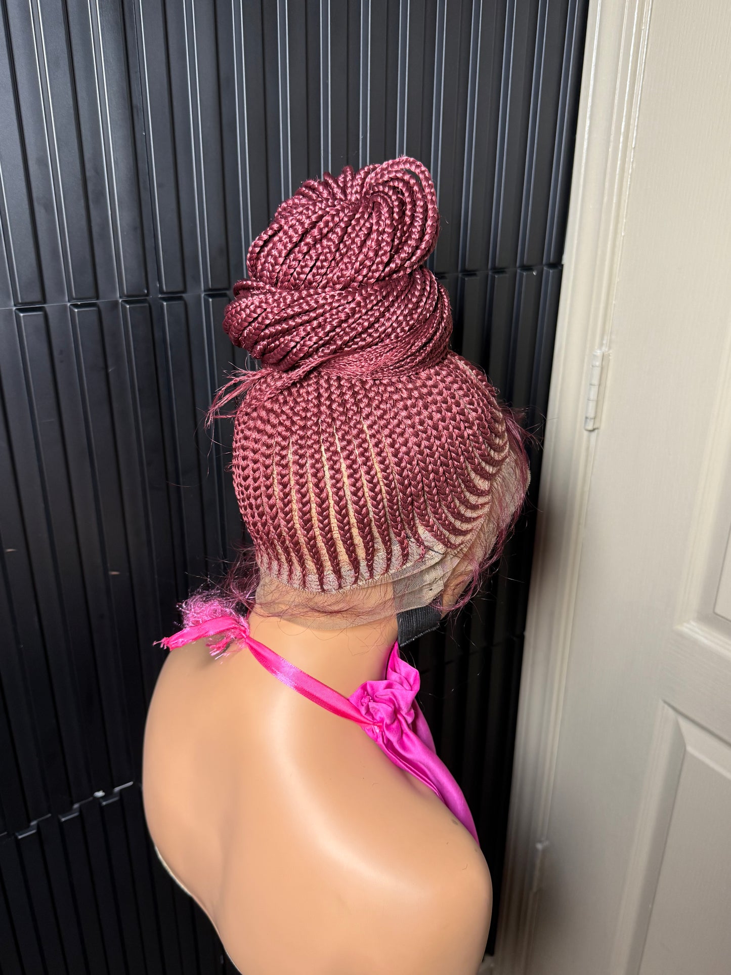 35inch updo 360 full lace  braid Wig