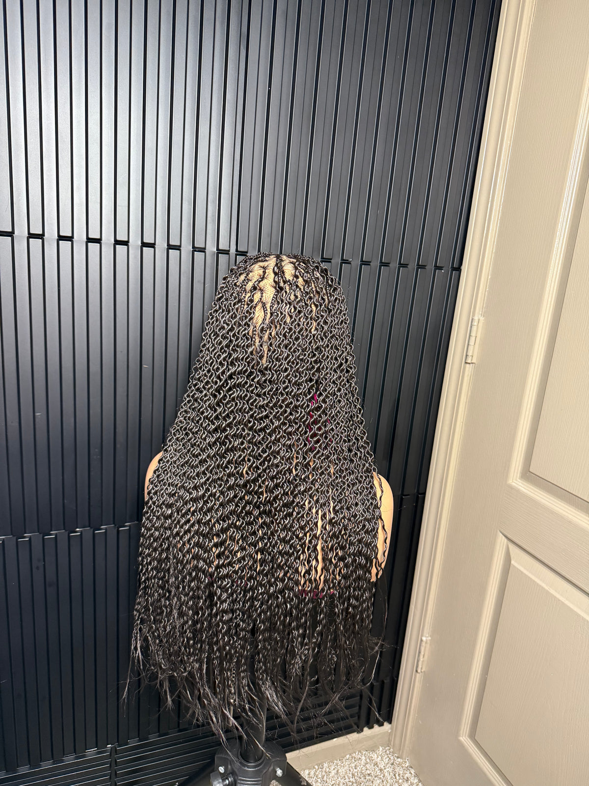 Full lace wig water weave braid wig