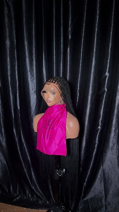 Full lace 35 inch pre-bleached knotless braid Knotless braid(Full lace wig)