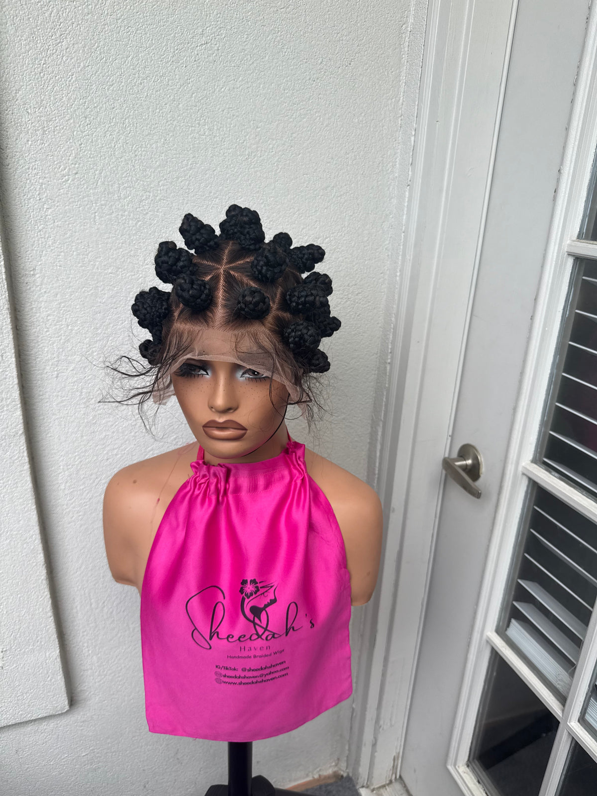 Diamond Cut Bantu human hair full lace
