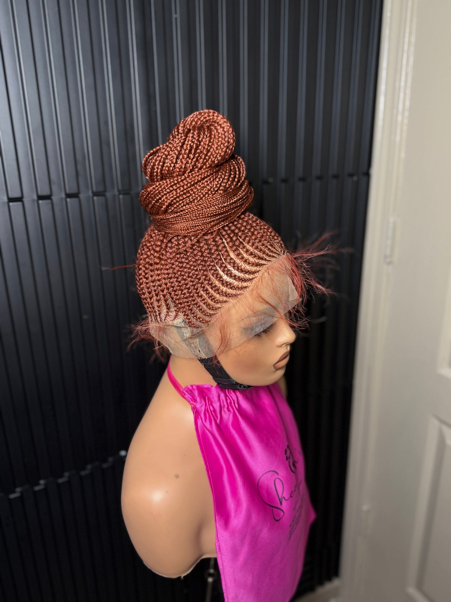 35inch updo 360 full lace  braid Wig