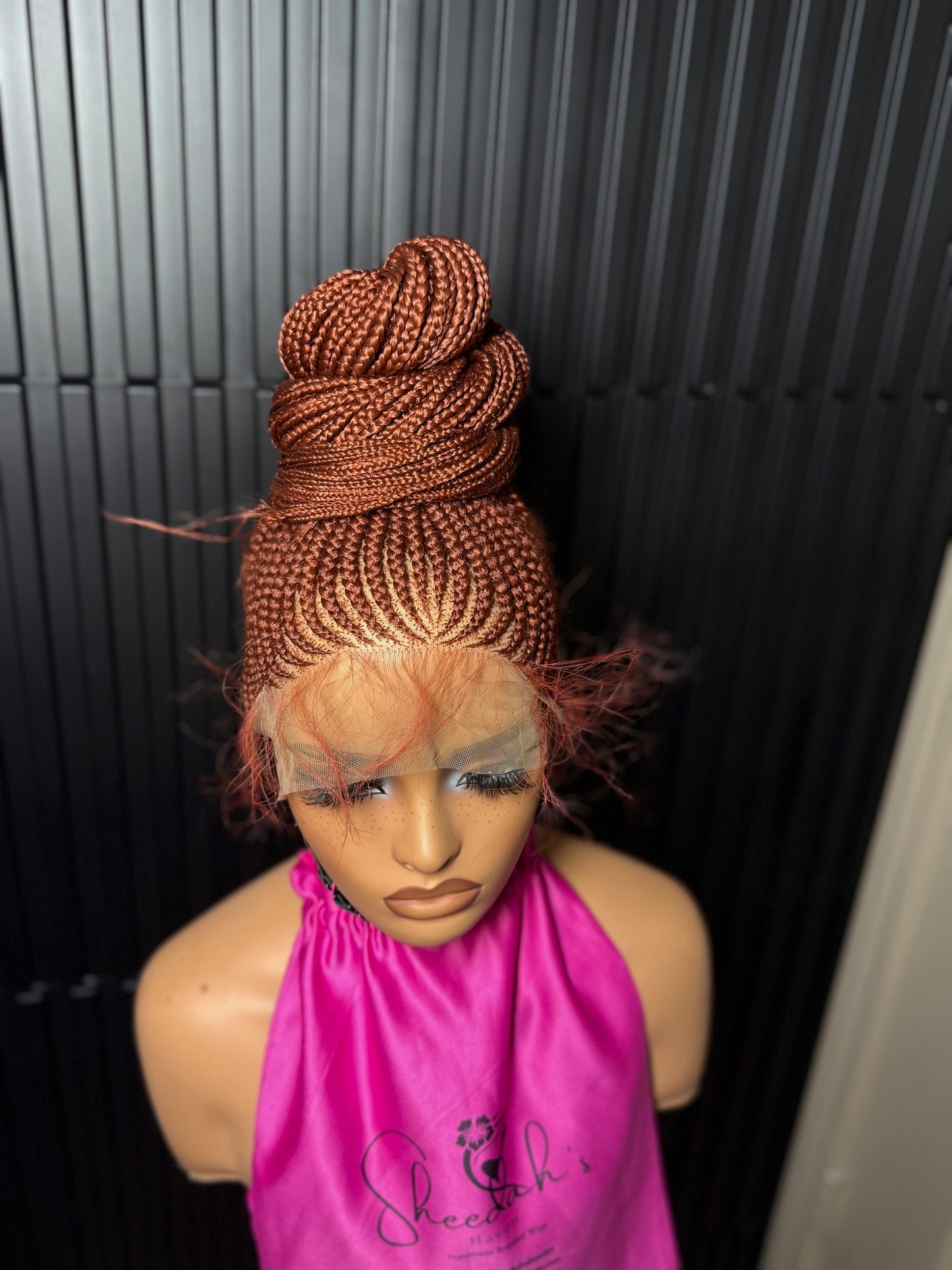 35inch updo 360 full lace  braid Wig