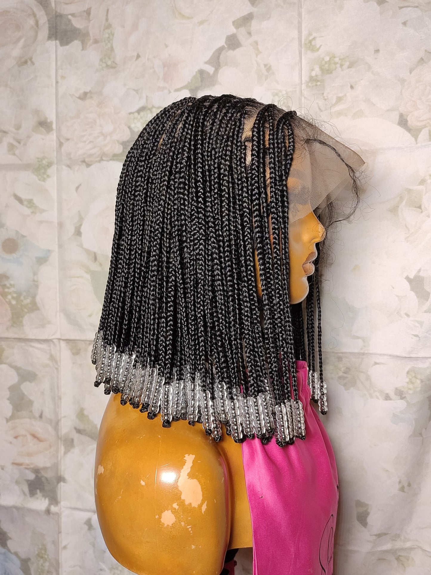 14’ Knotless and with Beads Knotless Braided Wig