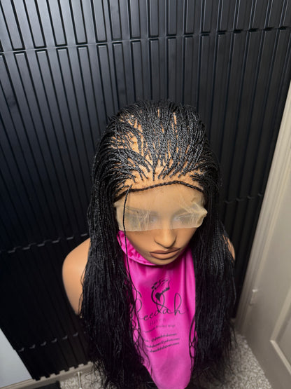 Full Lace Wig Micro twist braid
