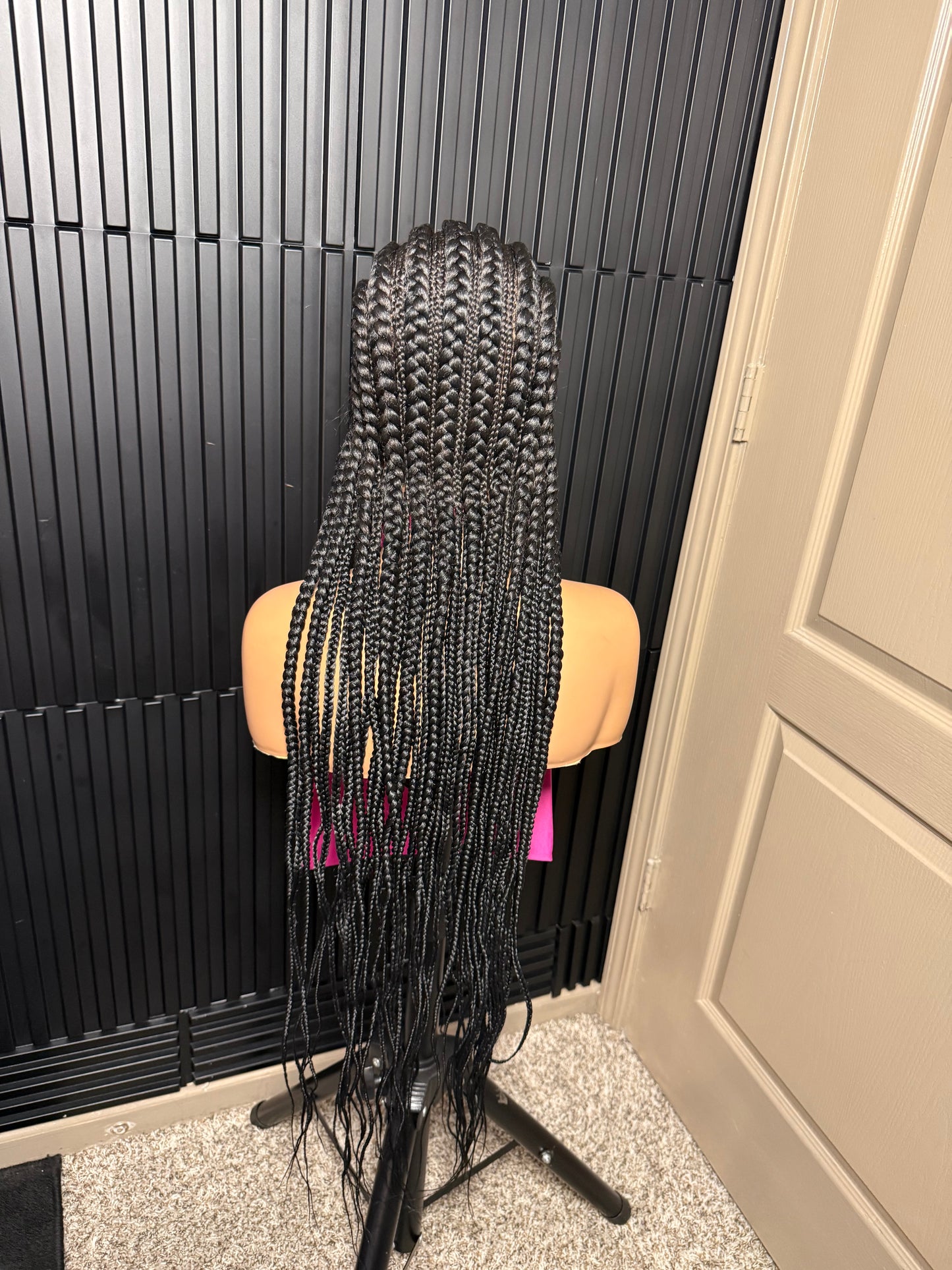 Full lace cornrow braided wig