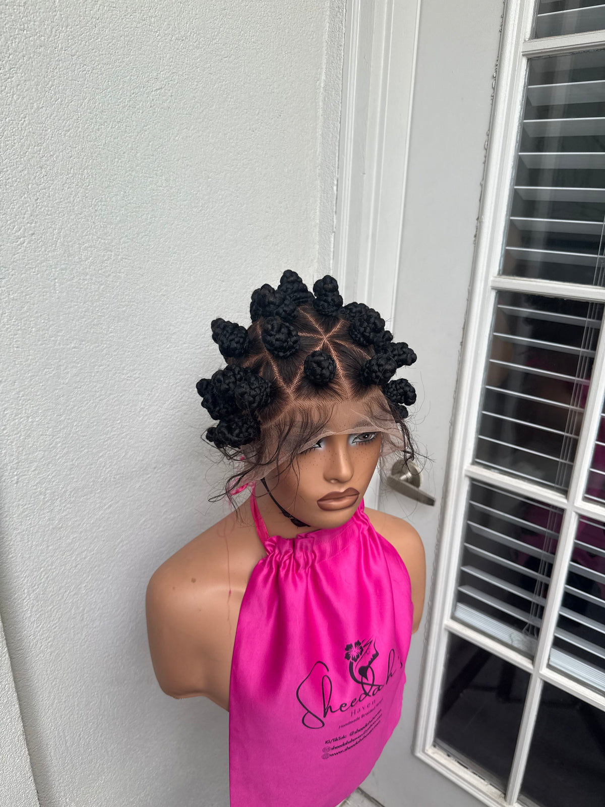 Diamond Cut Bantu human hair full lace