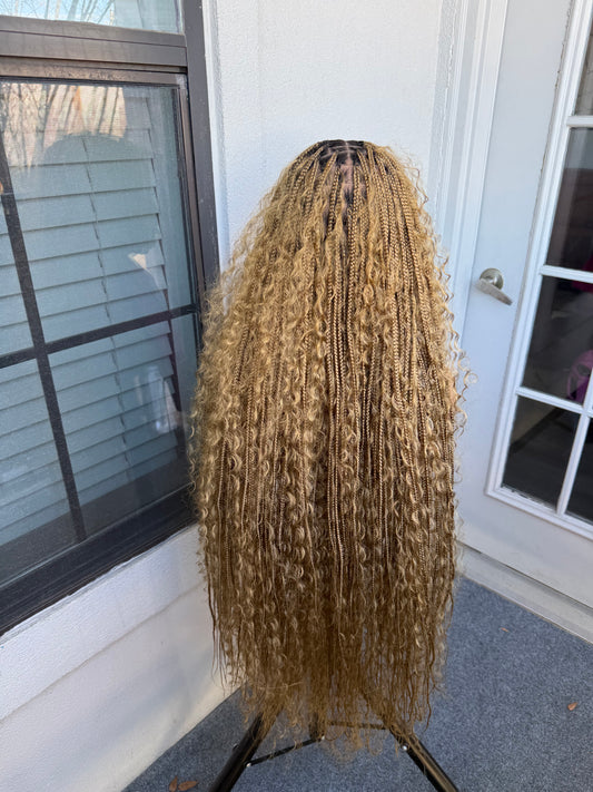 Full lace knotless boho braids 40inches