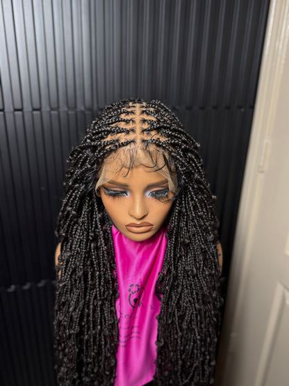 Knotless distress braids