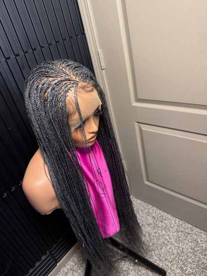 Full Lace Wig Micro twist braid