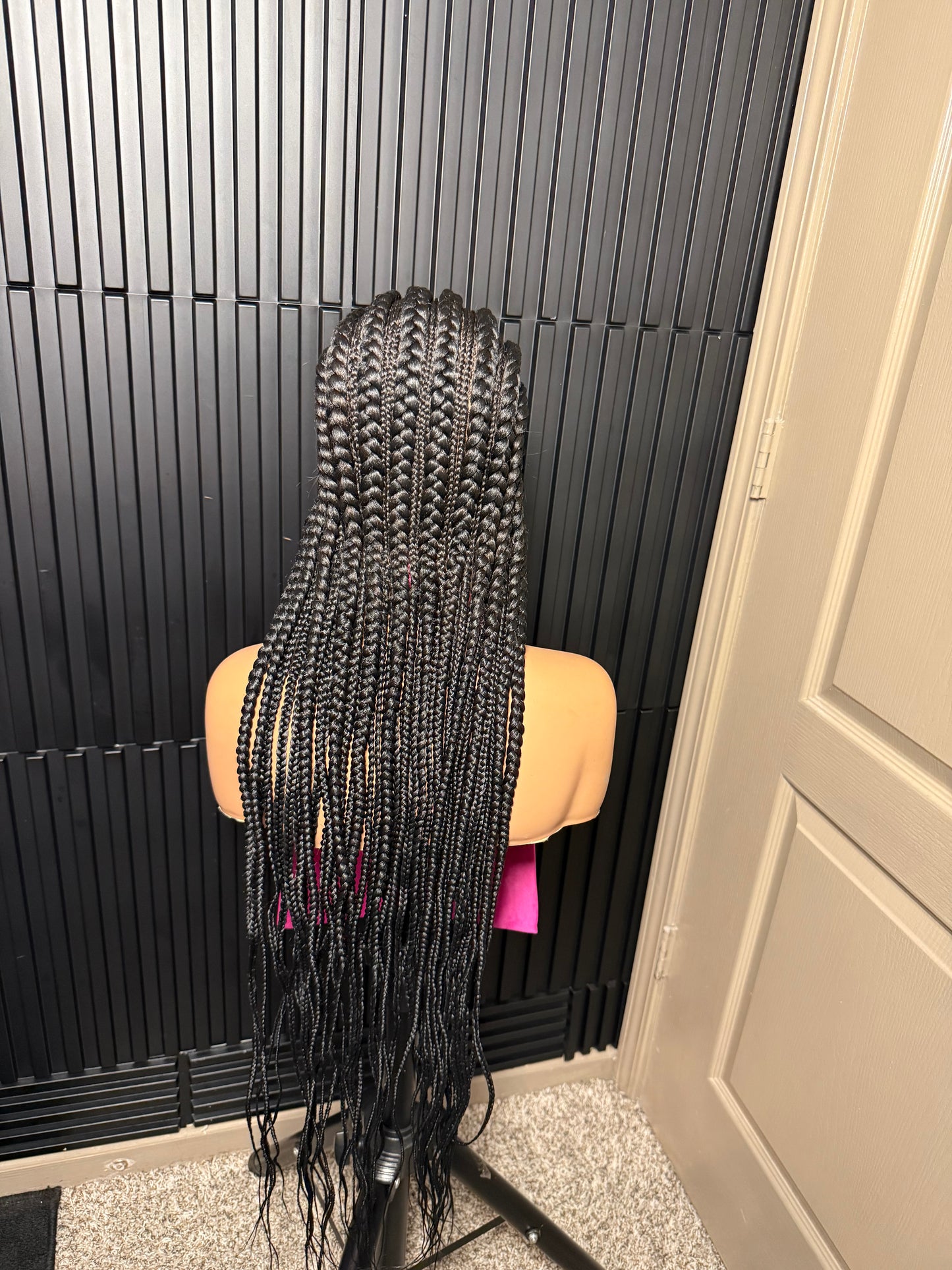 Full lace cornrow braided wig