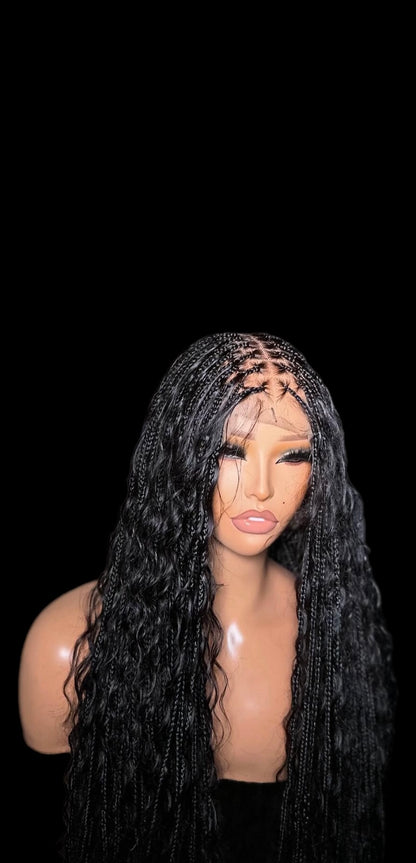 32-35inch 200gram Human hair  Knotless boho braids