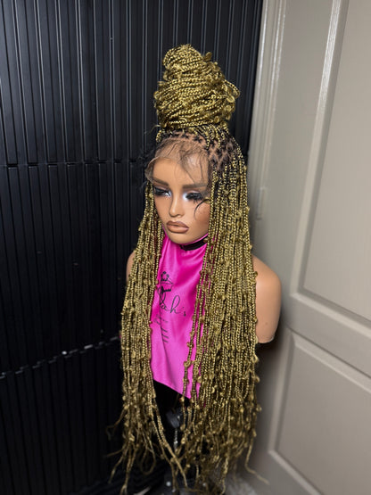 Knotless distress braids