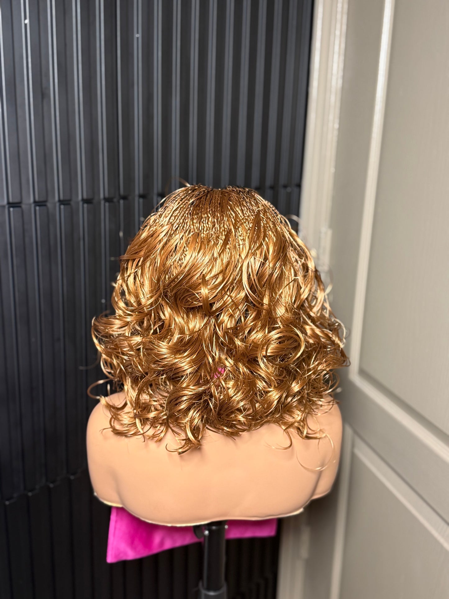 Braided Short bouncy 13by4 Frontal unit