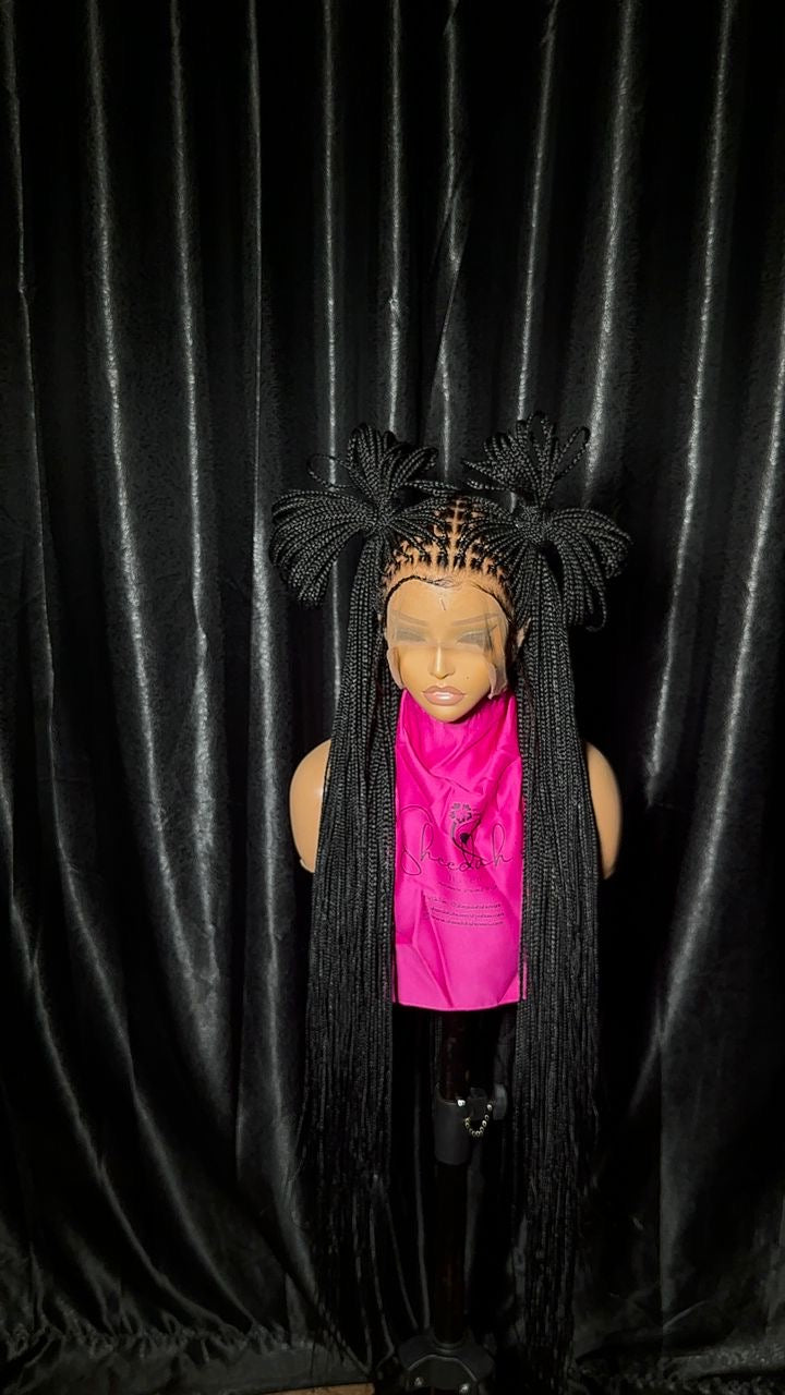 Full lace 35 inch pre-bleached knotless braid Knotless braid(Full lace wig)