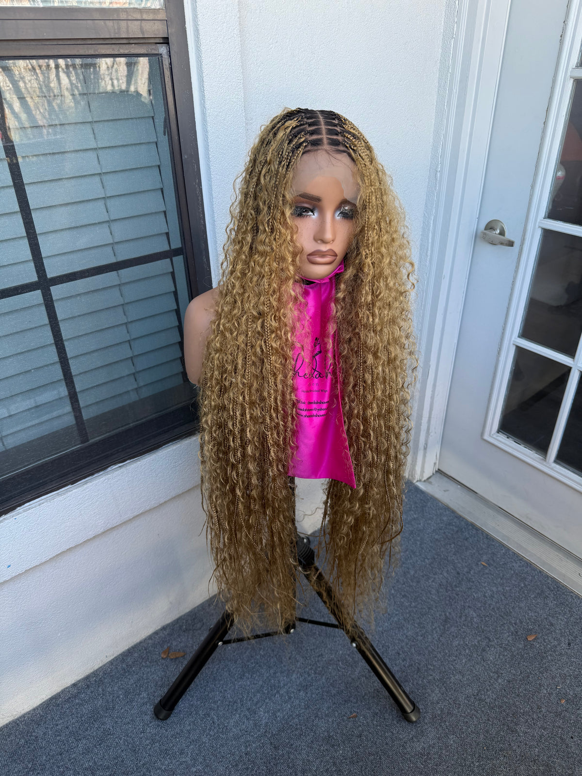 Full lace knotless boho braids 40inches