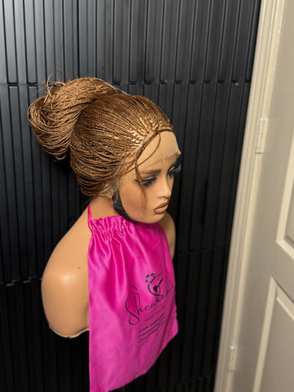 Full Lace Wig Micro twist braid