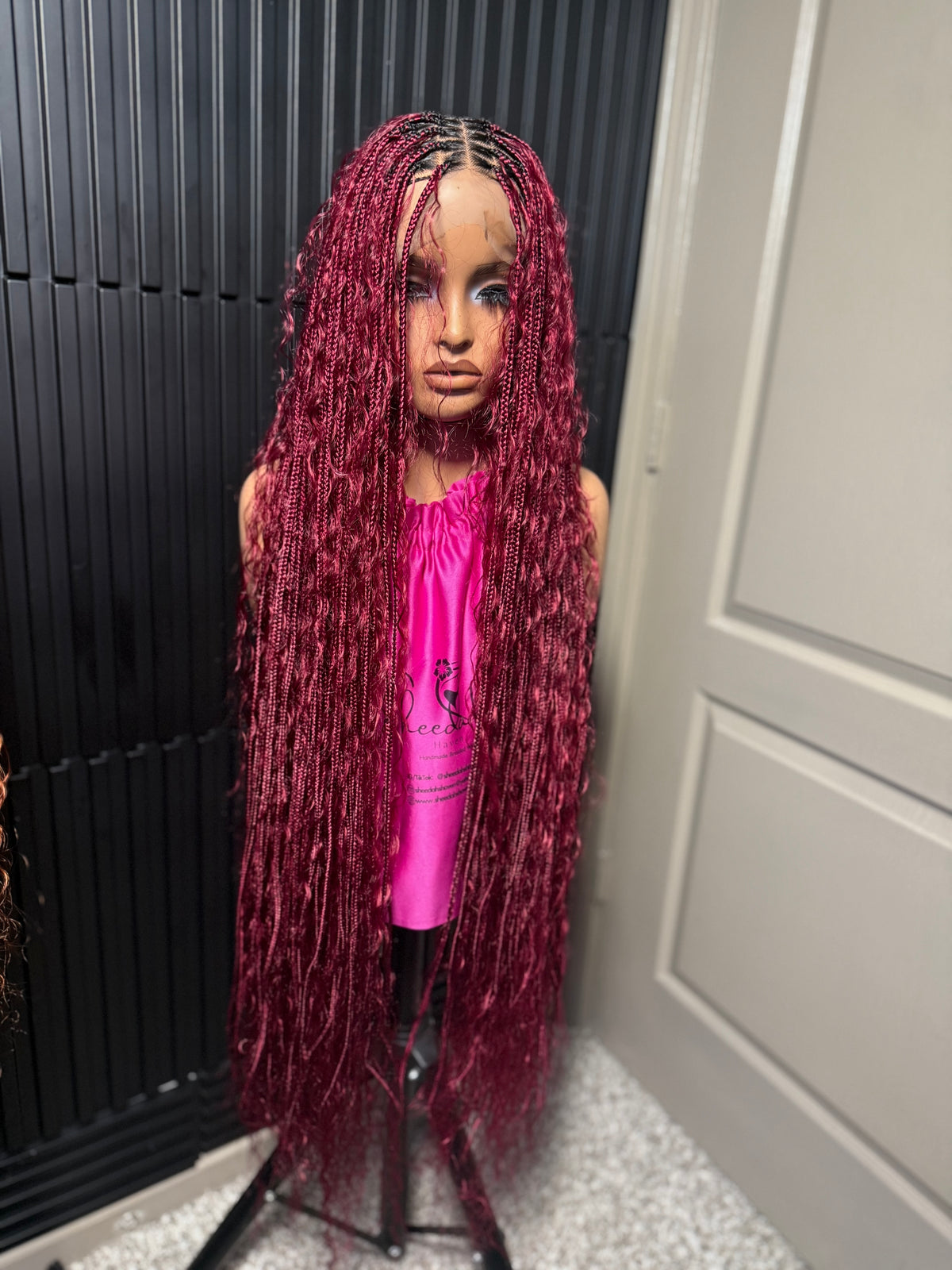 Full lace knotless boho braids 40inches