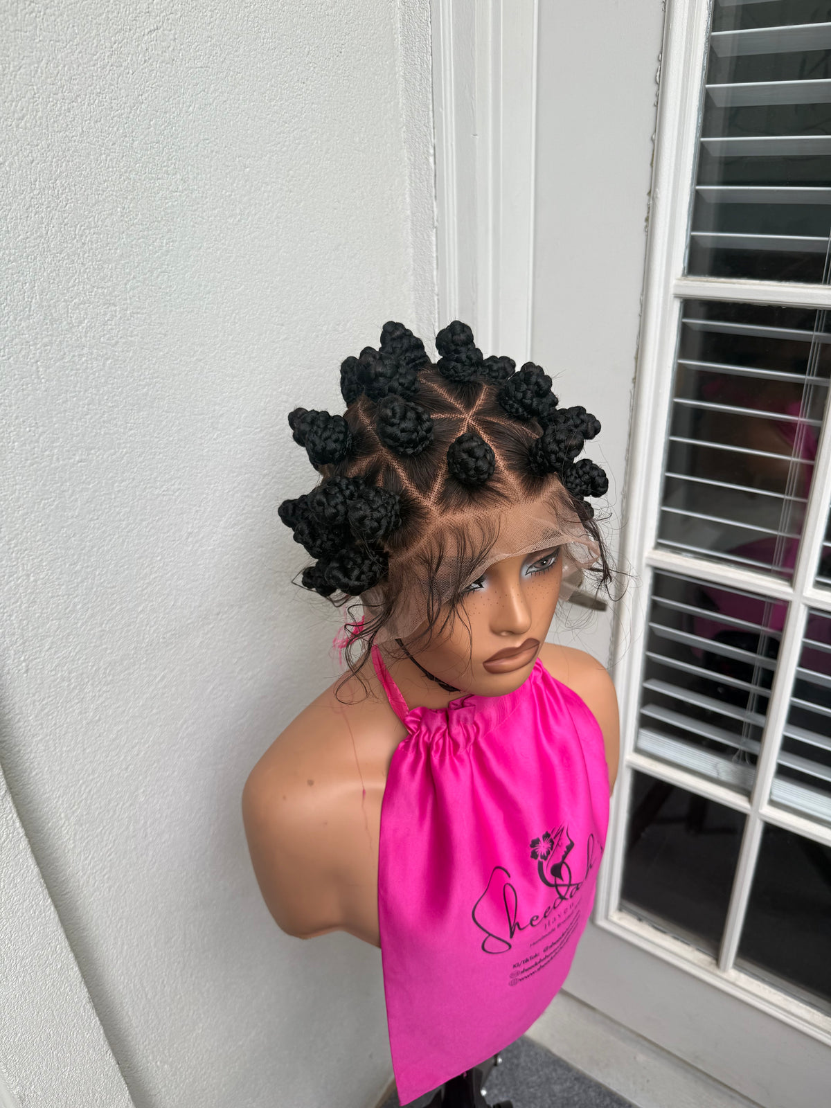 Diamond Cut Bantu human hair full lace