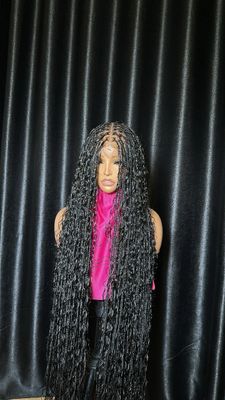 32-35inch 200gram Human hair  Knotless boho braids